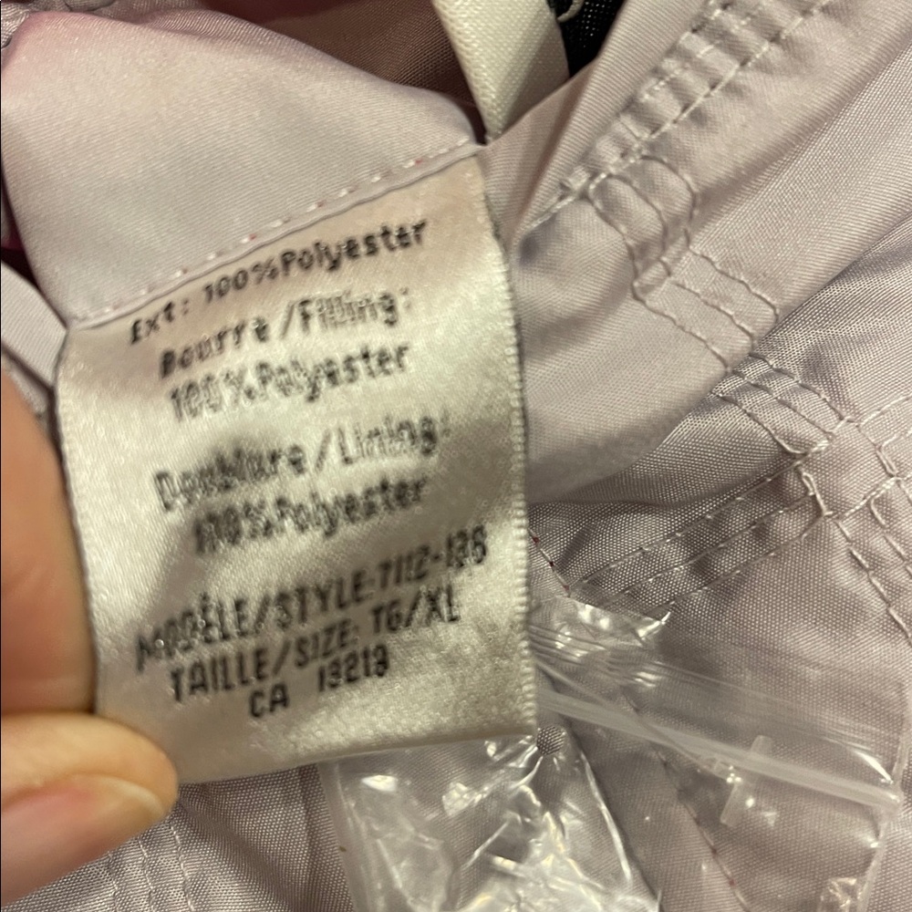 Quilted Reversible Jacket Pink/Taupe L/XL Cottagecore Utility Lightweight Layer - Picture 6 of 11